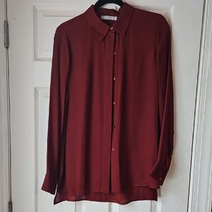 Vince Silk Button Down